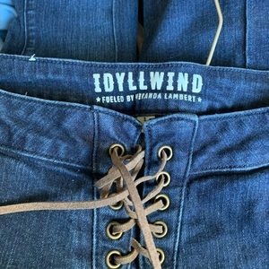 Idyllwind Lace up Straight/Boot cut leg